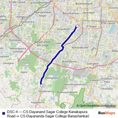 DSC-4 bus Line Map