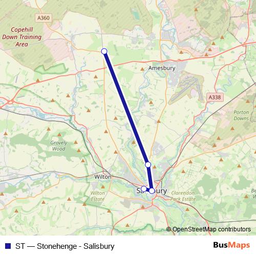 ST bus Line Map
