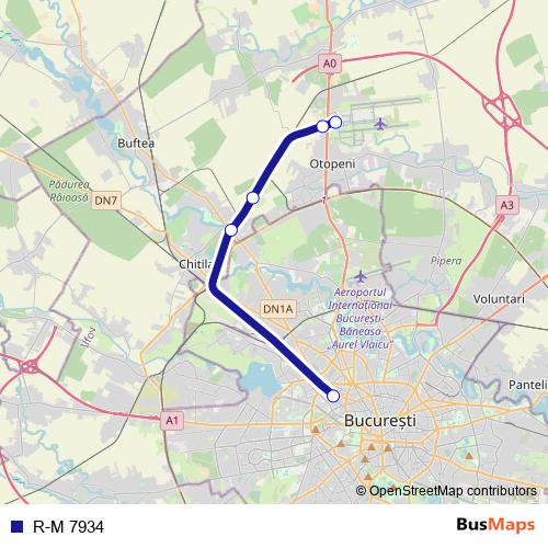 R-M 7934 rail Line Map