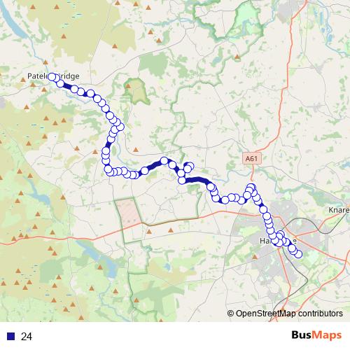 24 bus Line Map