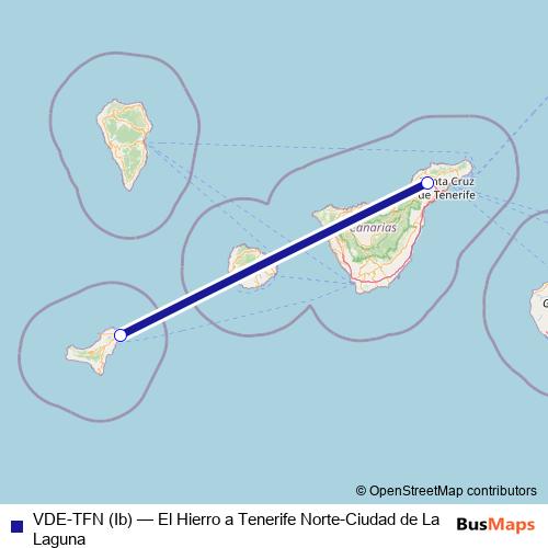 VDE-TFN (Ib) air Line Map