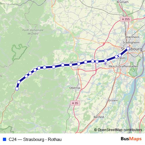 C24 rail Line Map