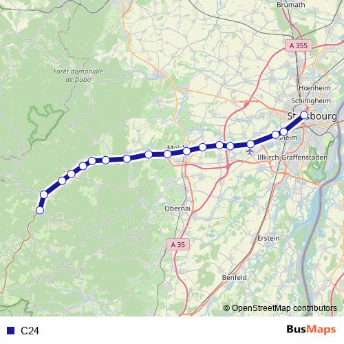 C24 rail Line Map